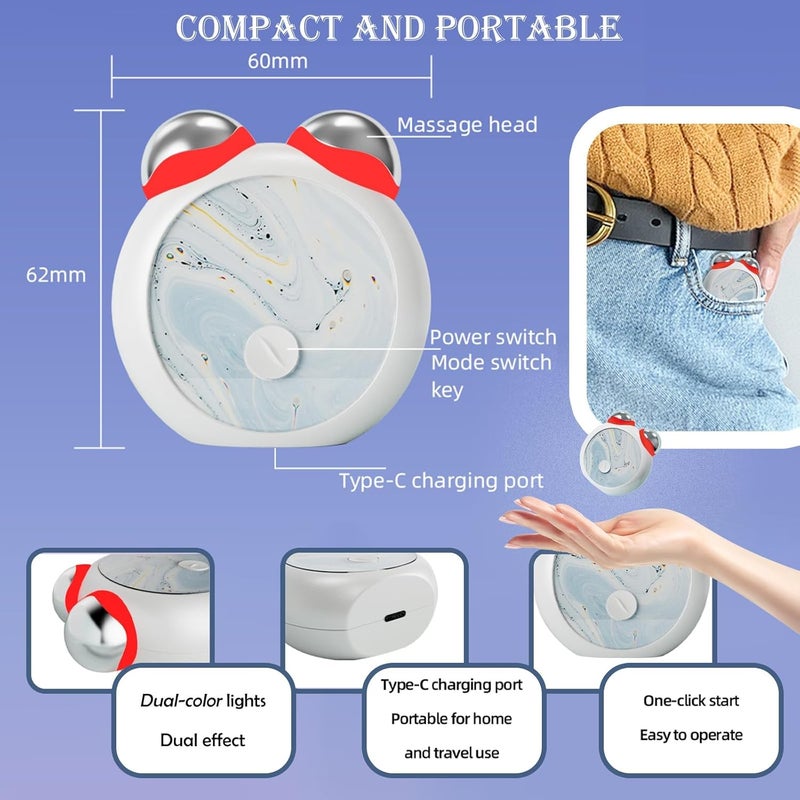 claities MiniCub Microcurrent Facial Device, Mini Face Sculpting Tool, Intelligent Microsculpt Device for Face, Double Chin Reducer Machine, Anti-Aging, Face Lifting and Skin Tightening, USB Rechargeable - Image 5